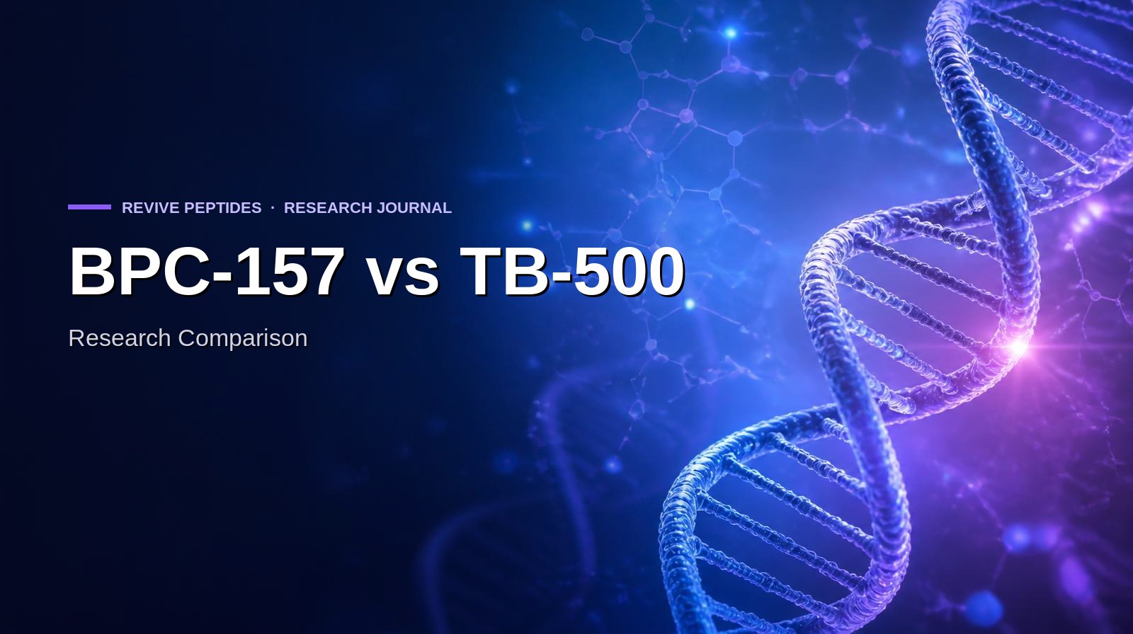 Tissue-Repair Research Peptides: BPC-157, TB-500 and Blend Design